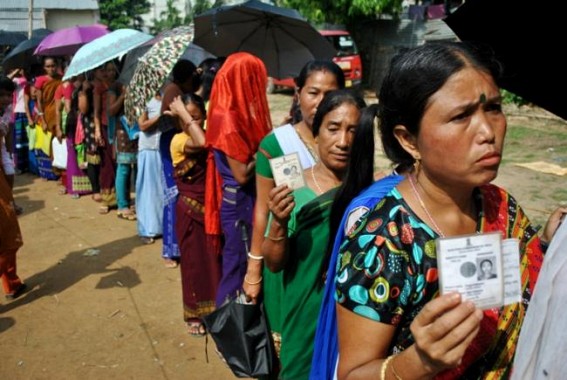 Tripura goes ADC poll amidst opposition allegations : Polling ends peacefully, Polling percentage may cross 82% 